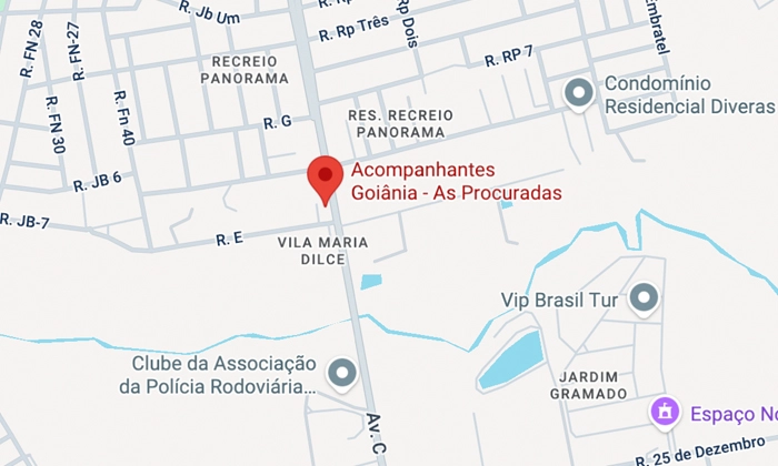 Mapa: localização do As Procuradas em Goiânia